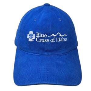 Blue Cross of Idaho Baseball Cap Blue One Size Adjustable Embroidered Sportsman